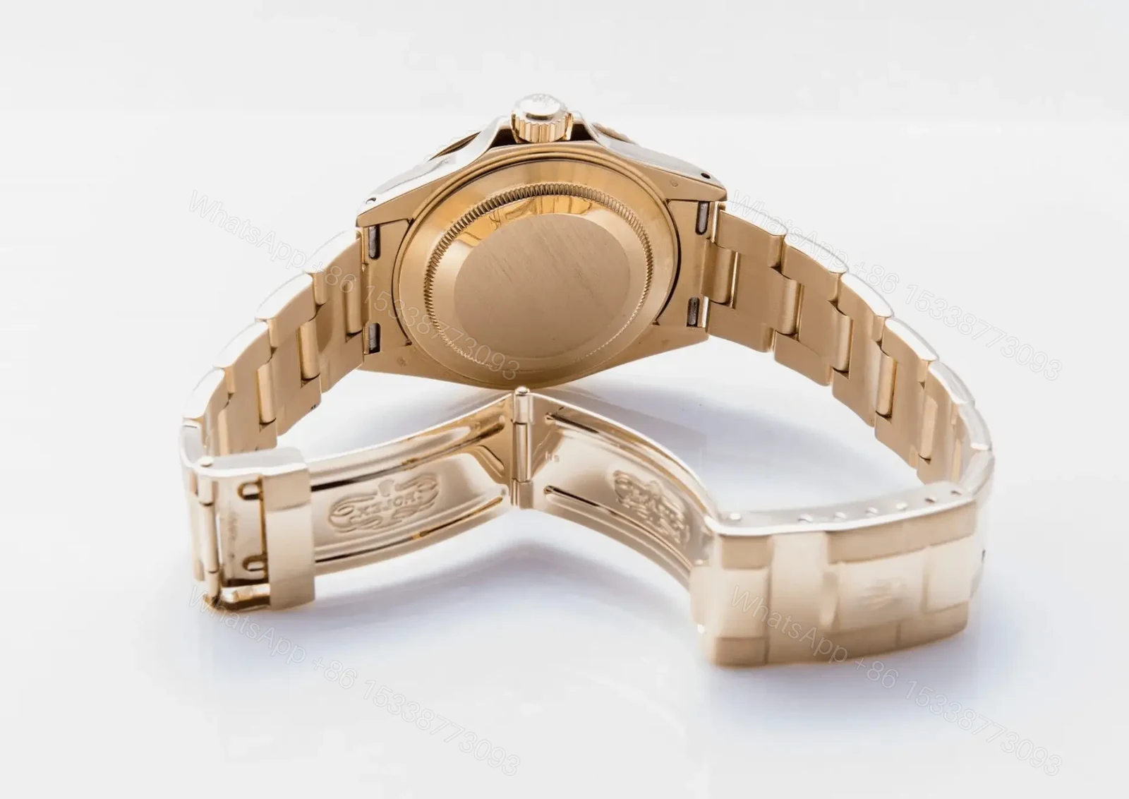 View 2 of Replica Rolex Yacht Master Full Gold White Dial