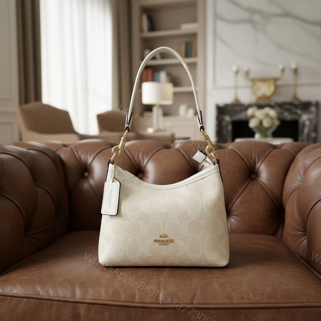 View 4 of First Copy Coach Laurel Shoulder Crossbody Hobo Bag