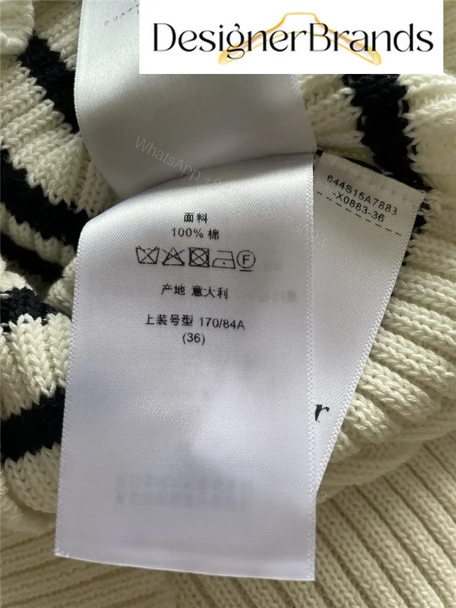 View 9 of Dior Dioriviera Striped Hooded Knit Sweater