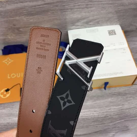 View 3 of LOUIS VUITTON LV PYRAMIDE 40MM REVERSIBLE BELT – B137