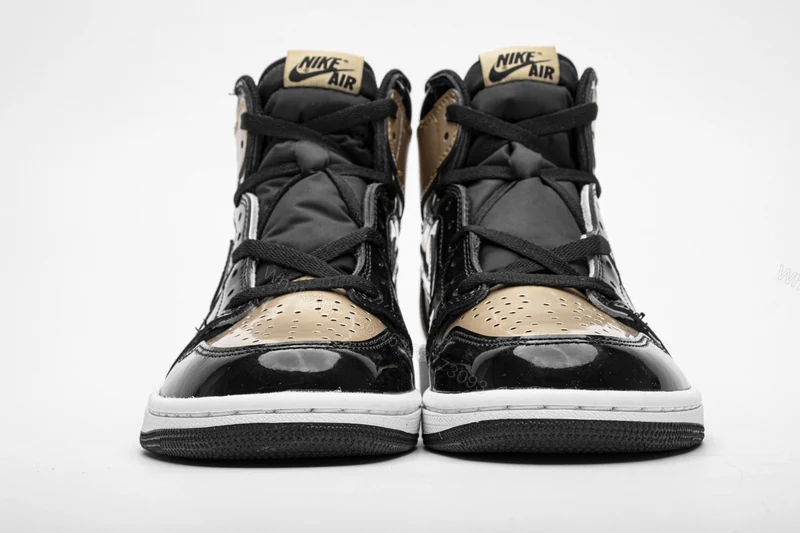 View 5 of Air Jordan 1 Retro High NRG Patent Gold Toe 861428-007