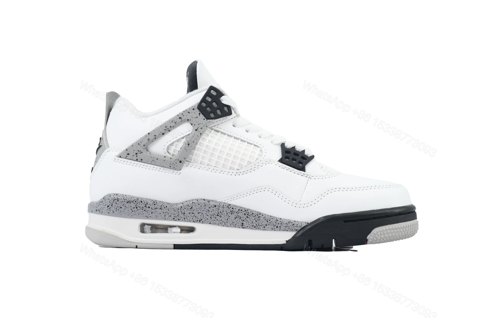 View 7 of Air Jordan 4 Retro OG 'White Cement' FV5029-100 (2025)