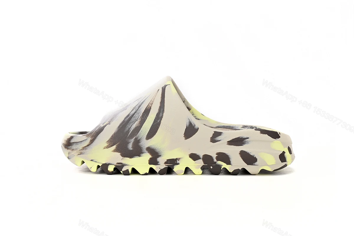 View 11 of adidas Yeezy Slide Enflame Oil Painting Ink Yellow FZ5899
