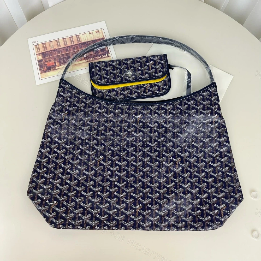 高仿Goyard*Hobo系列BOHEMEB單肩子母手袋深藍免檢版 — view 1