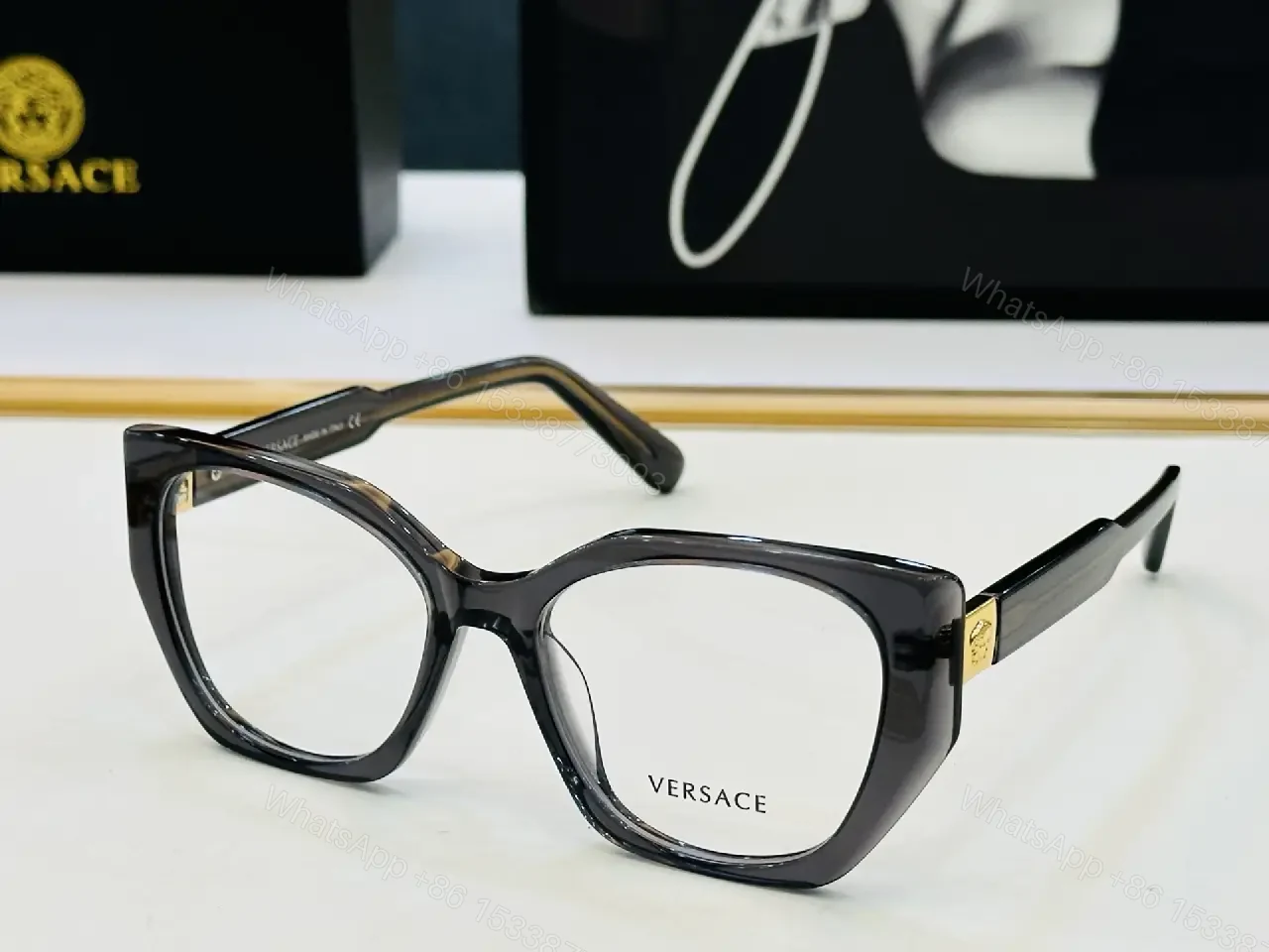 View 9 of Bold Gradient Frames with Logo Detailing Eyewear