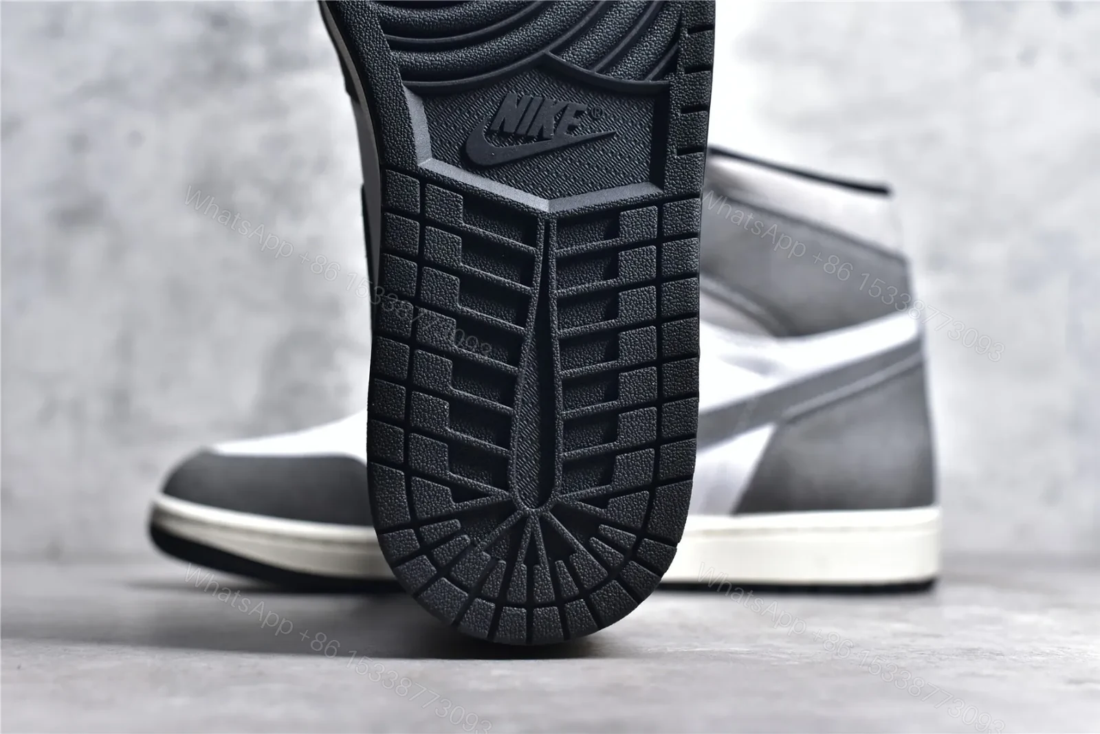 View 9 of Air Jordan 1 Retro High “Washed Black” Reps