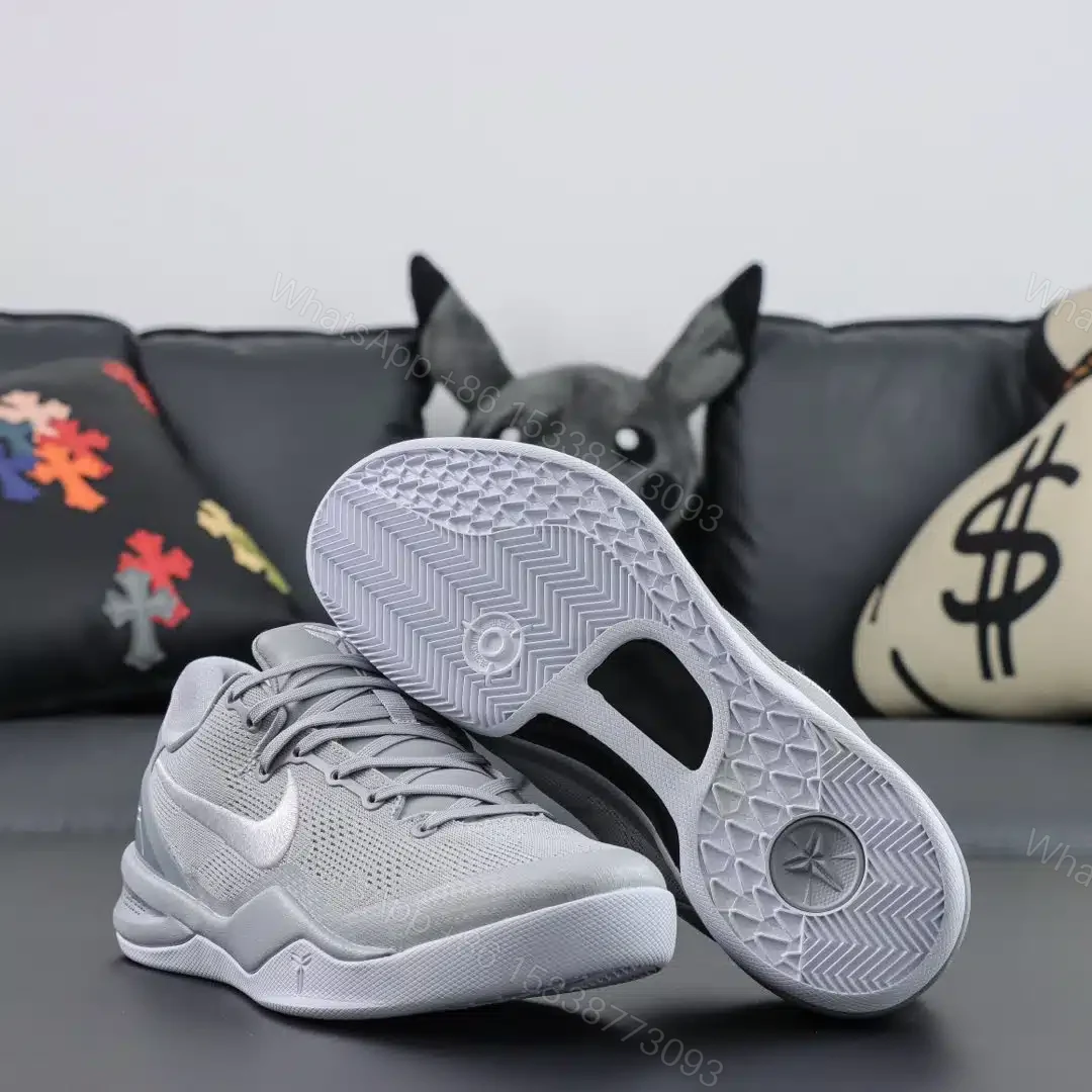 View 3 of Kobe 8 Protro “Wolf Grey” Reps