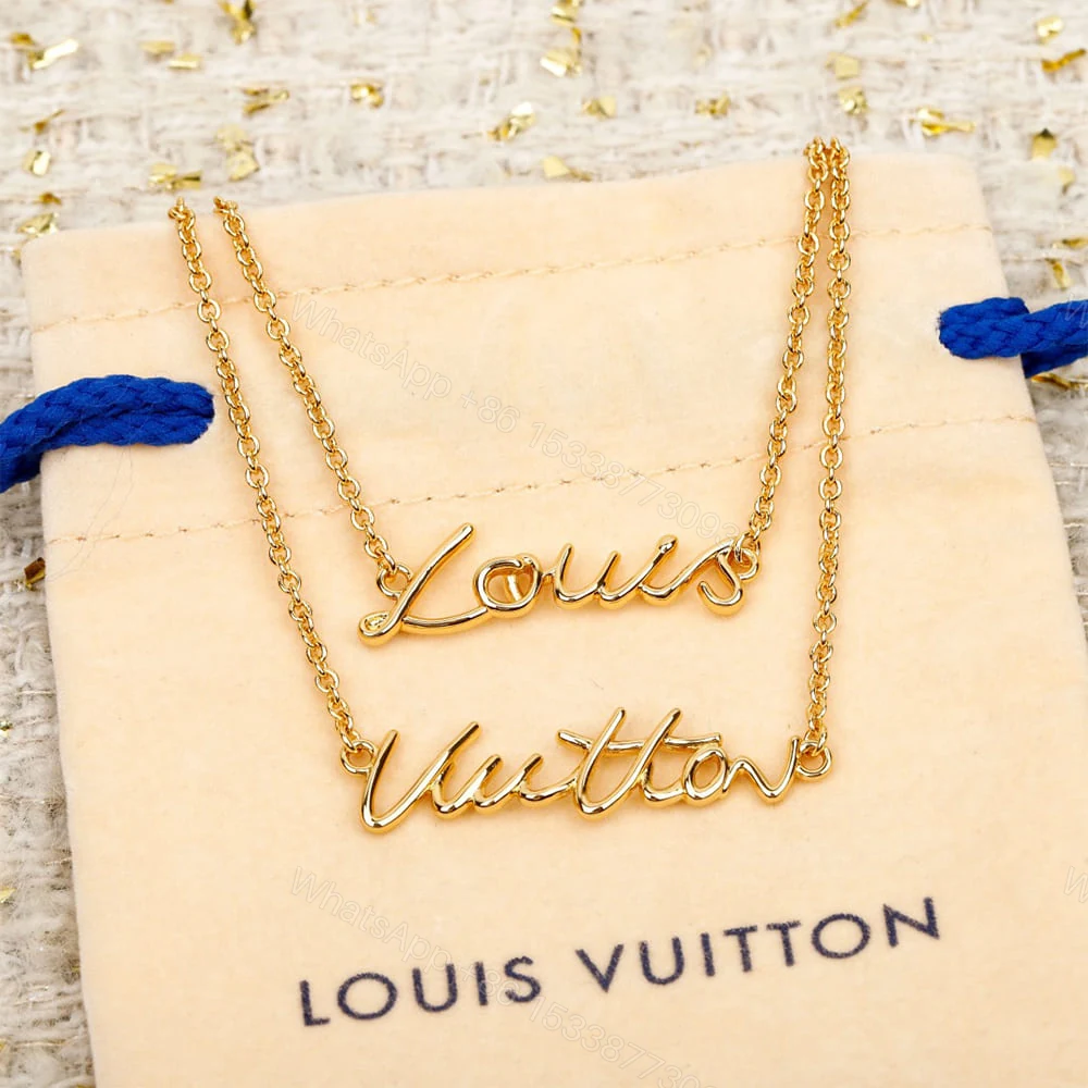 View 3 of LV Script necklace