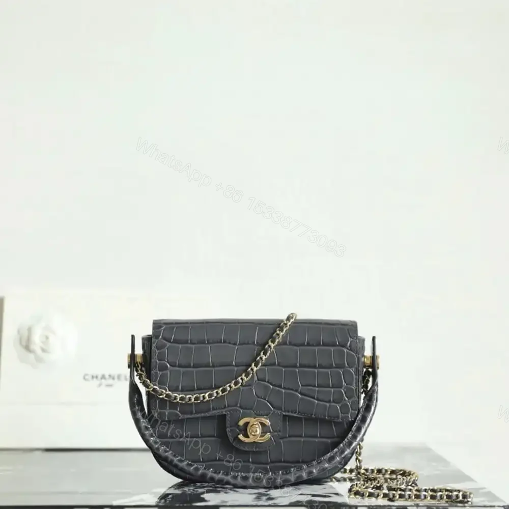 高仿Chanel*26A系列AS6424高級手工坊牛皮鱷魚紋手袋免檢版 — view 1