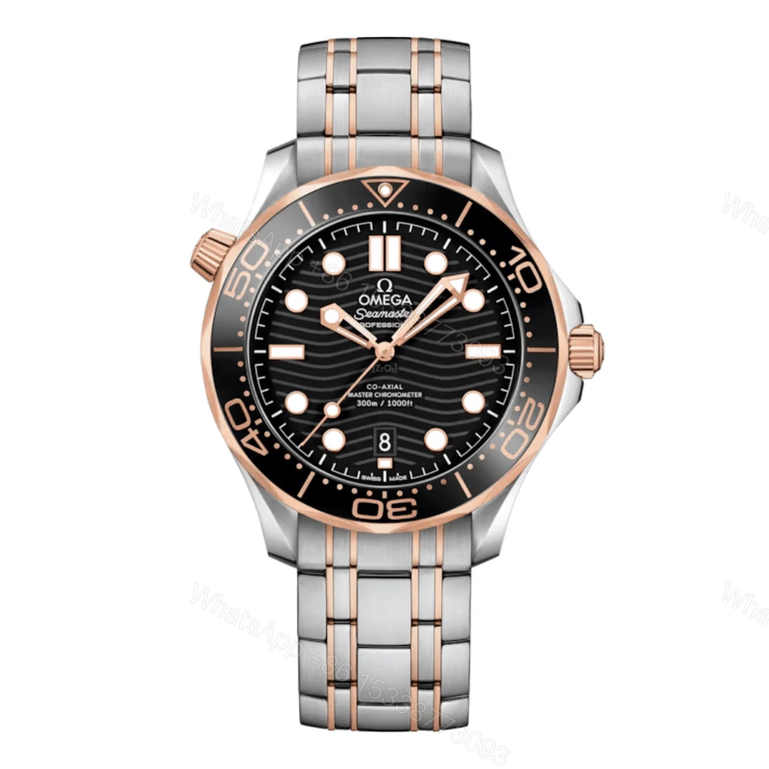Omega Seamaster Rose Gold Replica — view 1