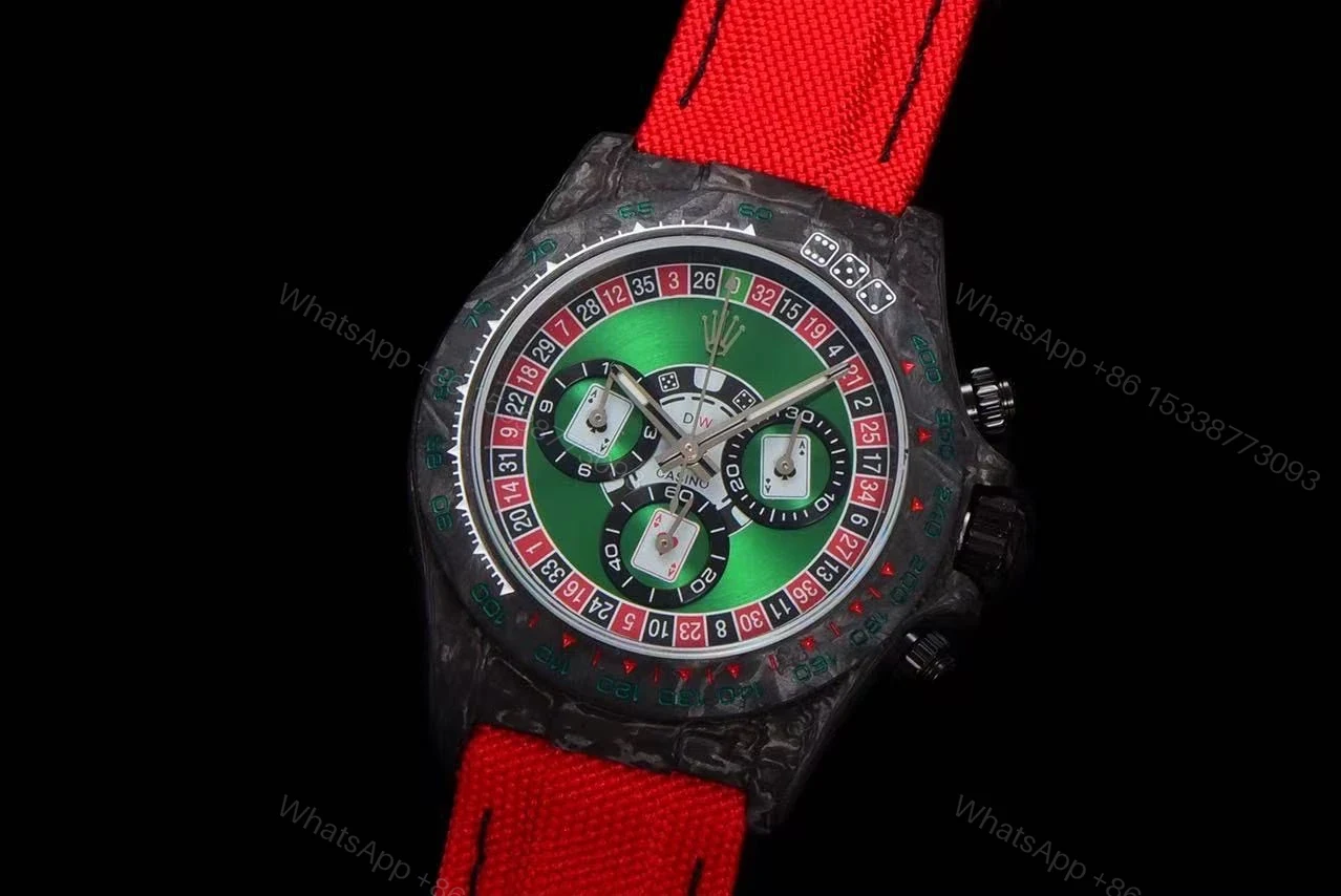 View 8 of Replica DiW Rolex Daytona Lucky Player Carbon (Casino Edition)