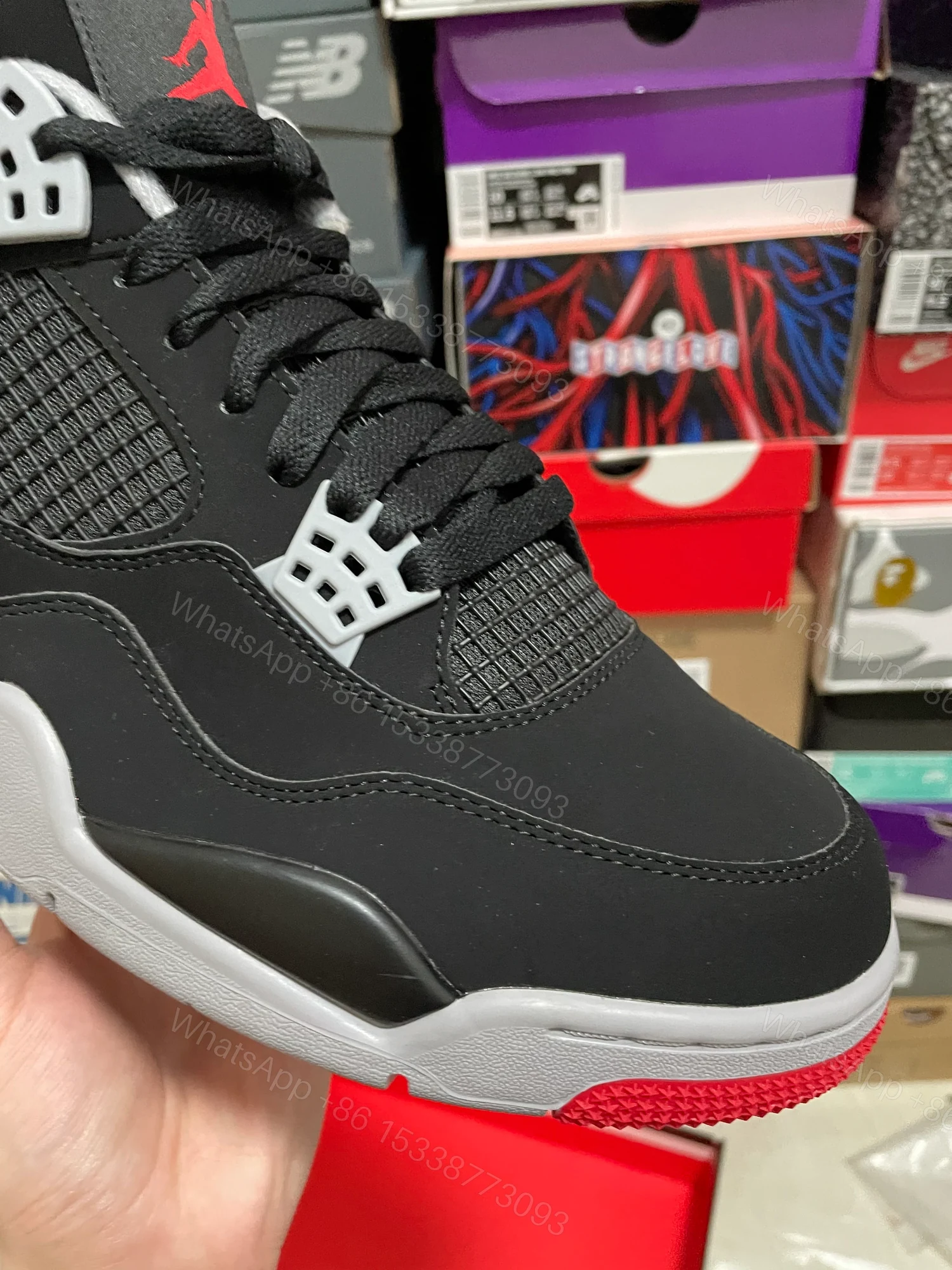 View 5 of Jordan 4 Retro Bred (2019)