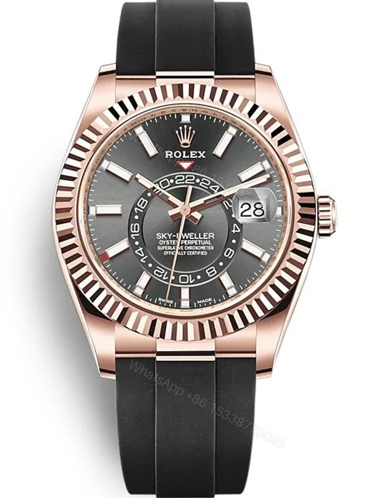 Replica Rolex Sky-Dweller Black Dial 326235 — view 1