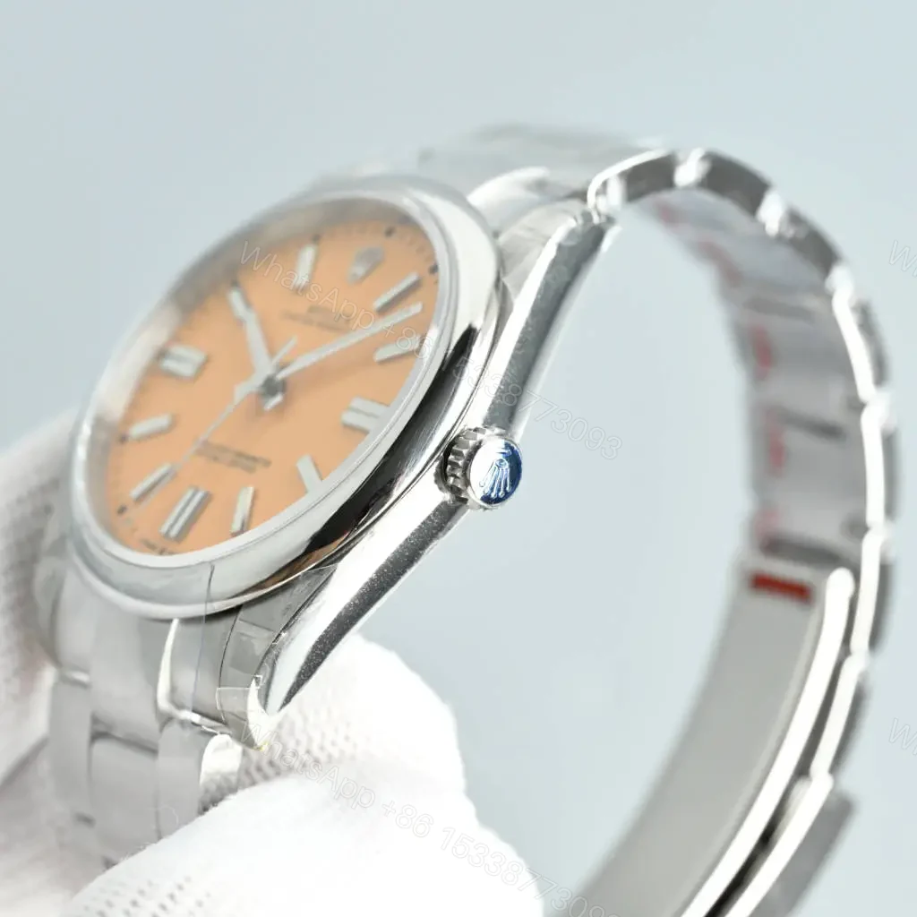 View 4 of Rolex Oyster Perpetual 41 Stainless Steel Yellow Dial Oyster 124300-0004