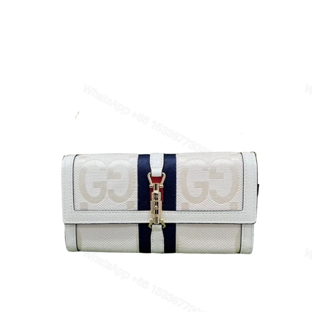 Gucci Jackie 1961 Chain Wallet Beige And Ebony GG 19CM 652681 HUHHG 8565 — view 1