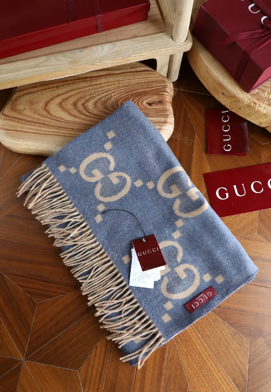 View 7 of Patterned Elegance Soft-Luxe Scarf with Signature Fringe