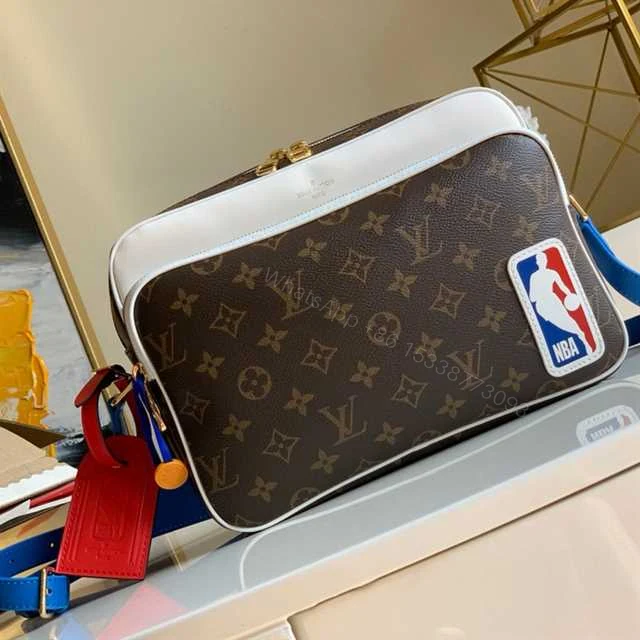 View 6 of LOUIS VUITTON LV X NBA NIL MESSENGER BAG MONOGRAM CANVAS M45584