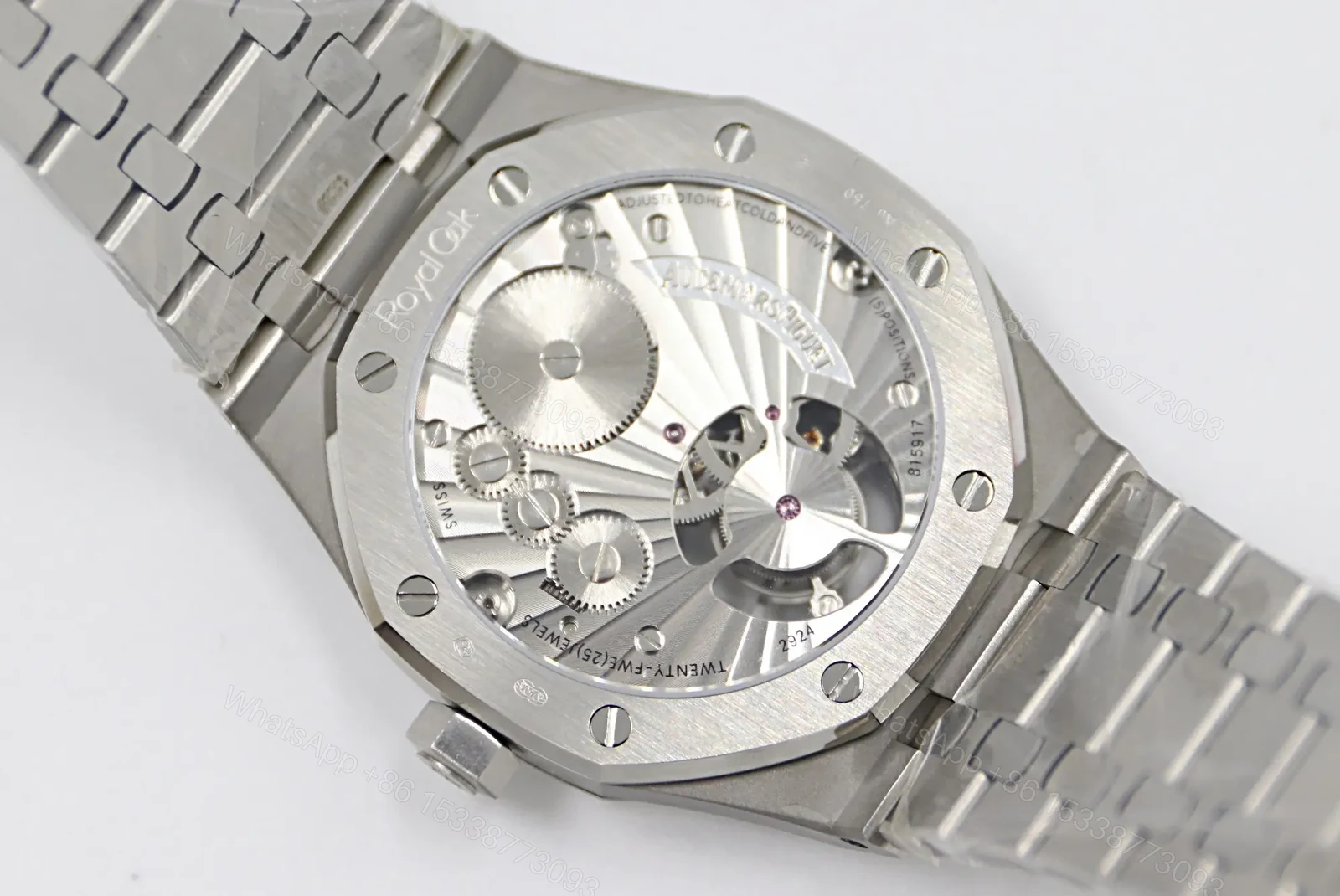 View 9 of BBR Factory Audemars Piguet Royal Oak Tourbillon V2 Upgrade Edition – Silver Case with Purple Dial, 41mm