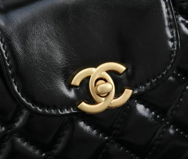 View 5 of Chanel Mini Kelly Shopping Tote Bag XE7TD55 – Black