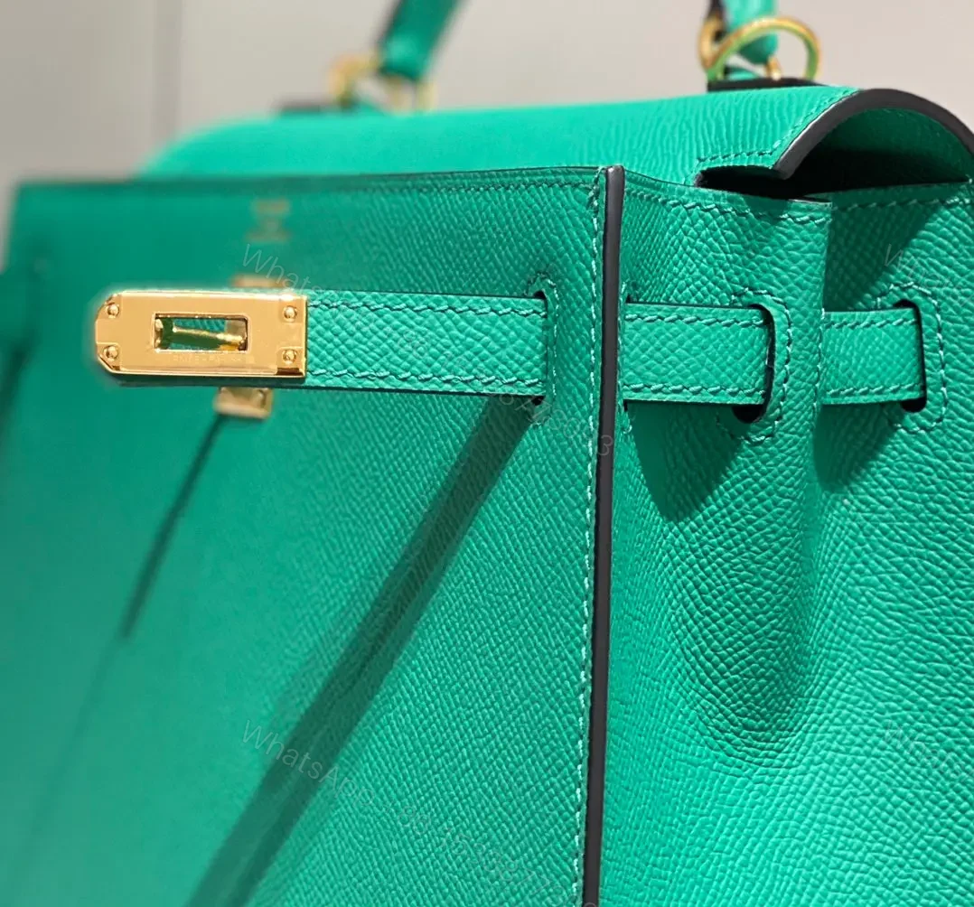 View 6 of HN 25CM IN VERT VERTIGO EPSOM GOLD HARDWARE