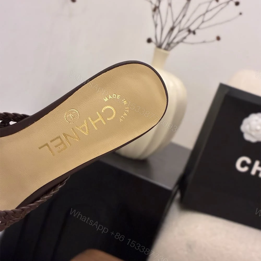 View 8 of CHANEL Braided Mules 804318