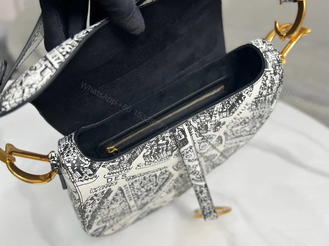 View 6 of Dior 11 Handbags Saddle Bag Woman’s Lock Gold 25x20x6cm