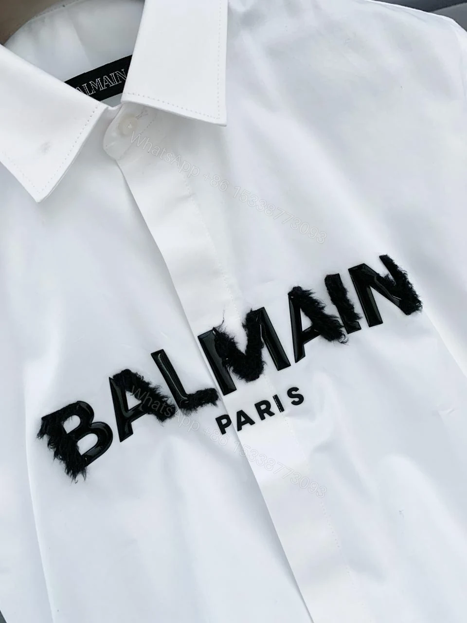 View 8 of Balmain Paris Cotton Lycra Premium Shirts First Copy | AAA+ Imported Replica