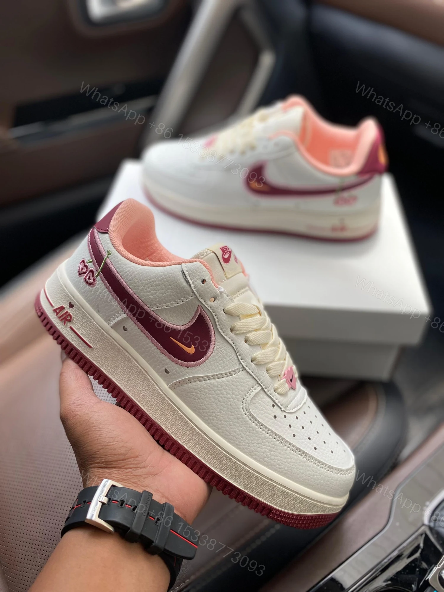 First Copy Nike Air Force 1 Low “Valentine’s” – Premium Imported Love Edition Sneakers — view 1