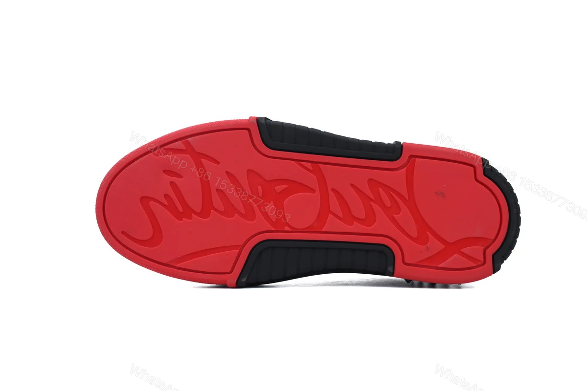 View 5 of Christian Louboutin Astroloubi 'Black Red' 3230886H358