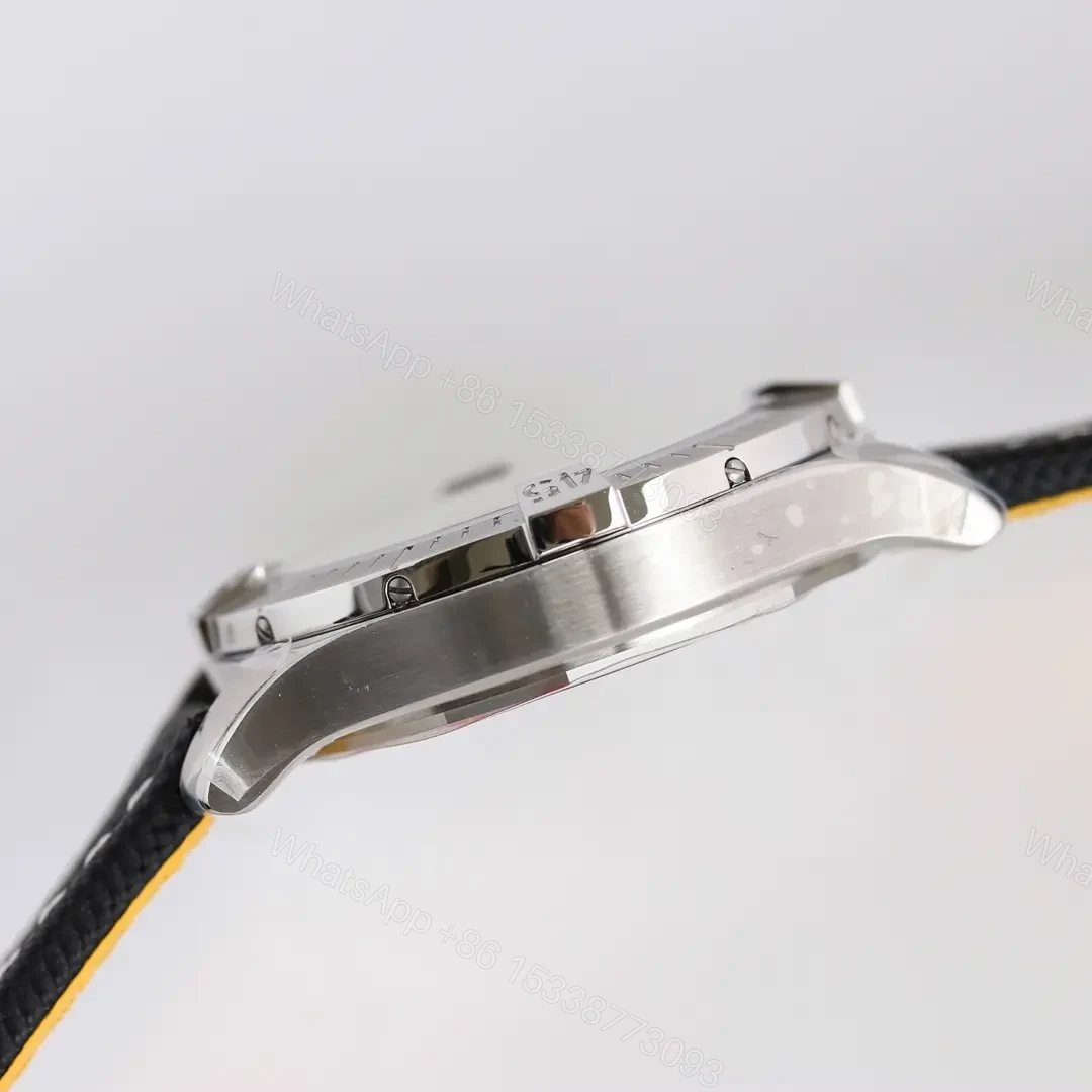View 4 of Breitling Avenger Automatic GMT 45 Watch – Black Dial, Stainless Steel Case, Black Strap