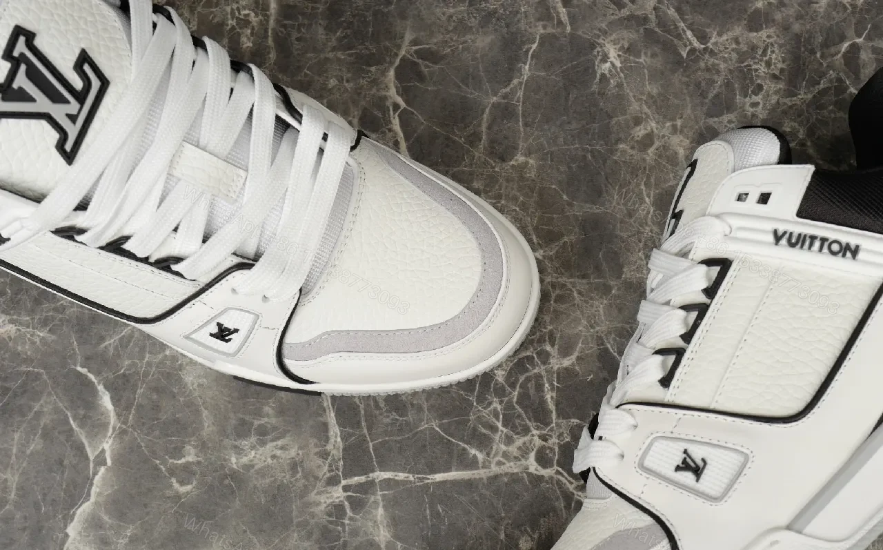 View 8 of White Leather High-Top Sneaker with Premium Comfort