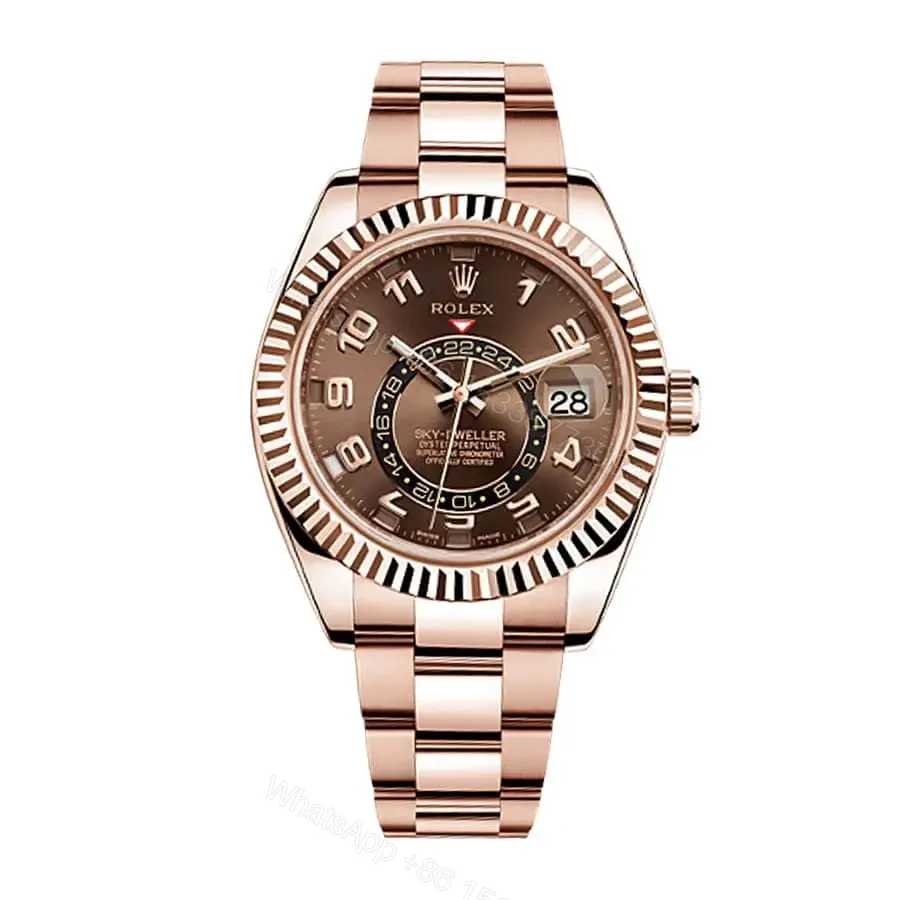 Rolex Sky-Dweller 42mm Chocolate Everose Gold 326935 — view 1