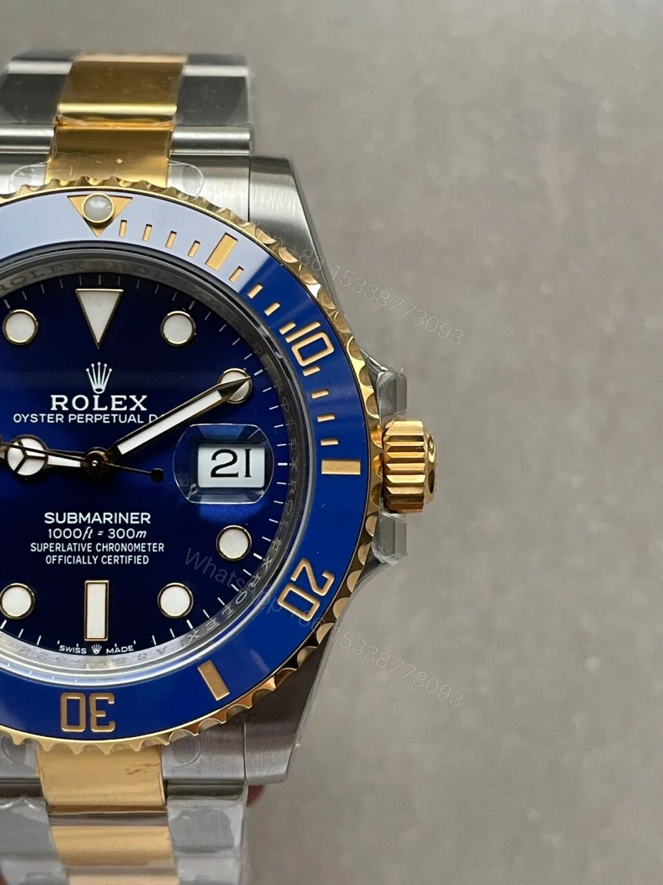 View 5 of VSF FACTORY 1:1 Rolex Submariner 116613 LB Best Edition SS/YG Bluesy Blue Ceramic 904L Steel Blue Dial VS3235