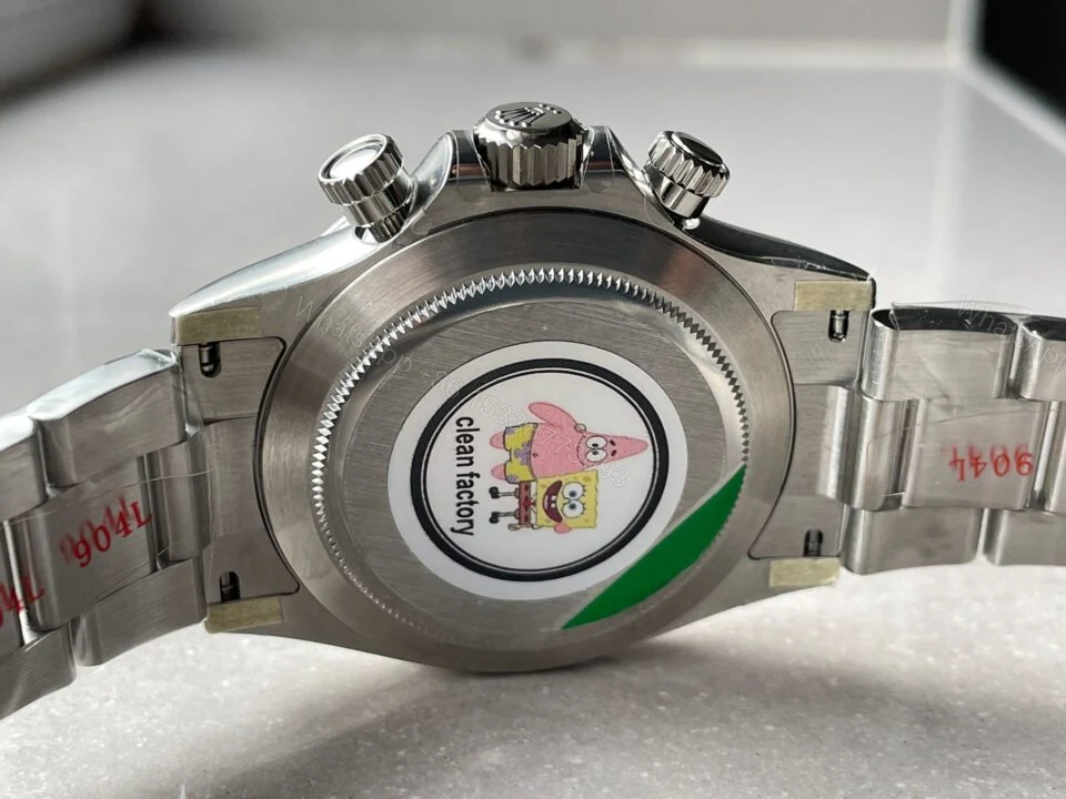View 15 of Rolex Daytona 116500 DAYTONA 1:1 Best Edition CF 904L SS Case and Bracelet White Dial Silver bezel SA4130
