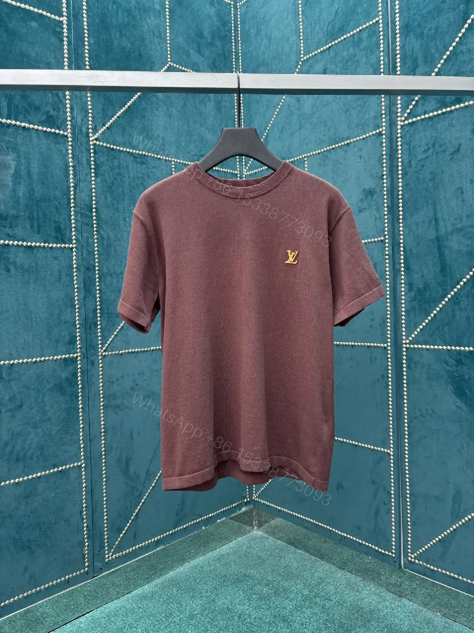 View 3 of Solid Cotton Luxe Tee: Subtle Comfort, Premium Fit