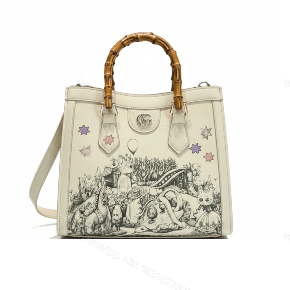 Gucci Yuko Higuchi Diana Medium Tote Bag White 27Cm — view 1
