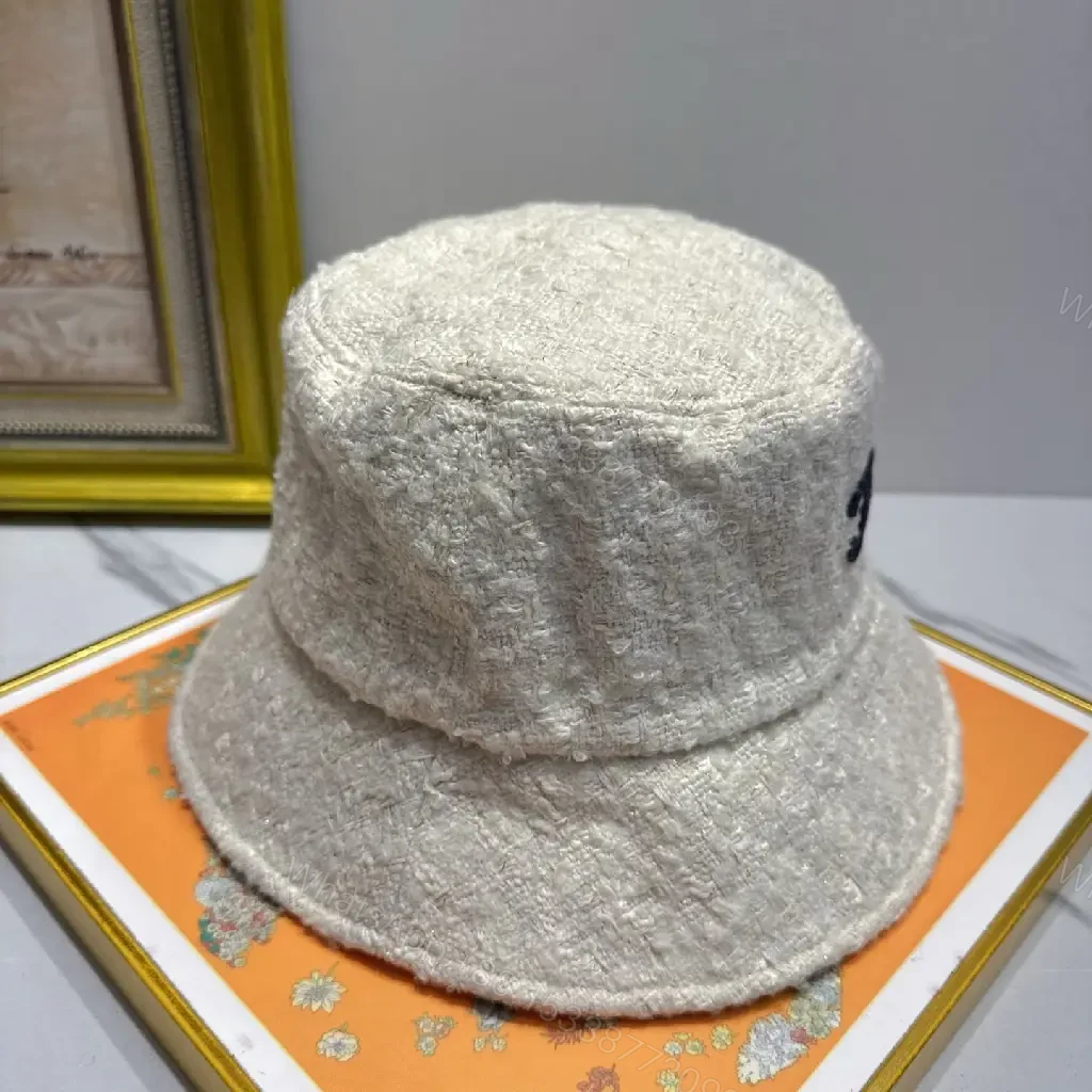 View 8 of Tweed Bucket Hat with Light-Reflective Luxe Detail