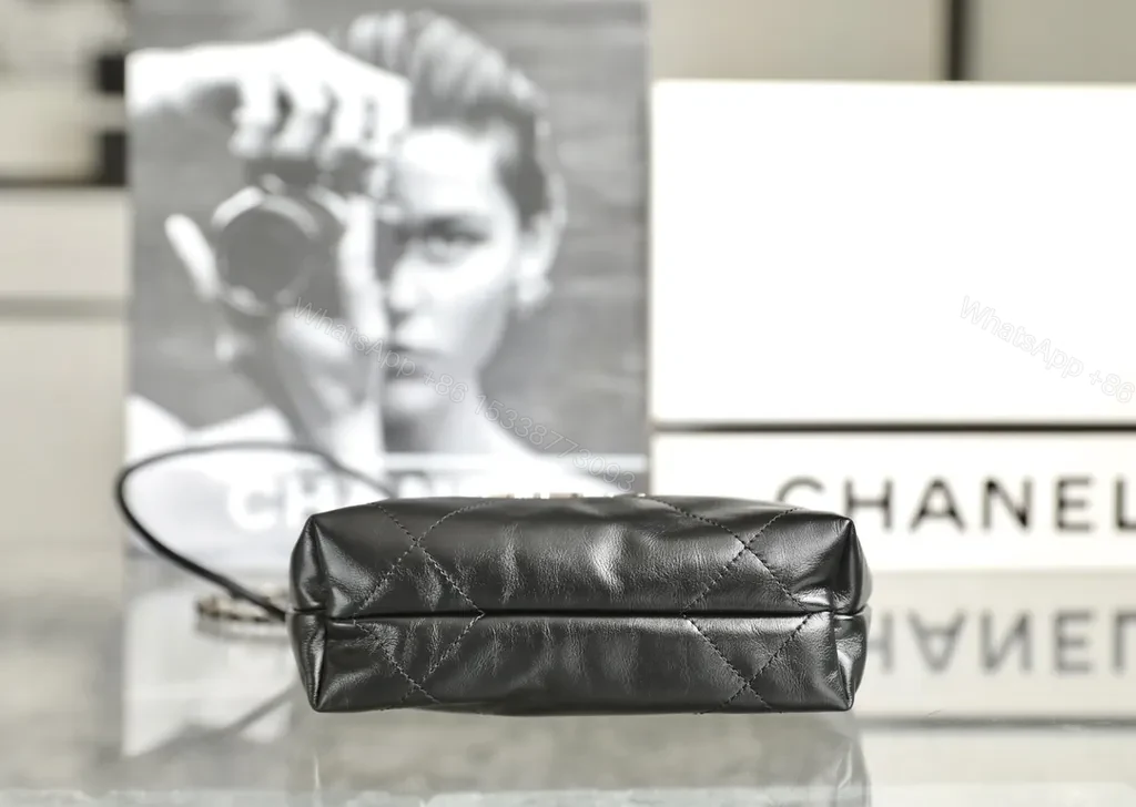 View 6 of Quilted Leather Shoulder Bag - Modern CHANEL-Inspired Luxury