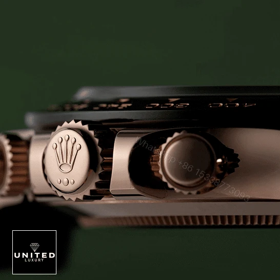 View 8 of Rolex Daytona Cosmograph 116515LN Rose Gold Dial Replica