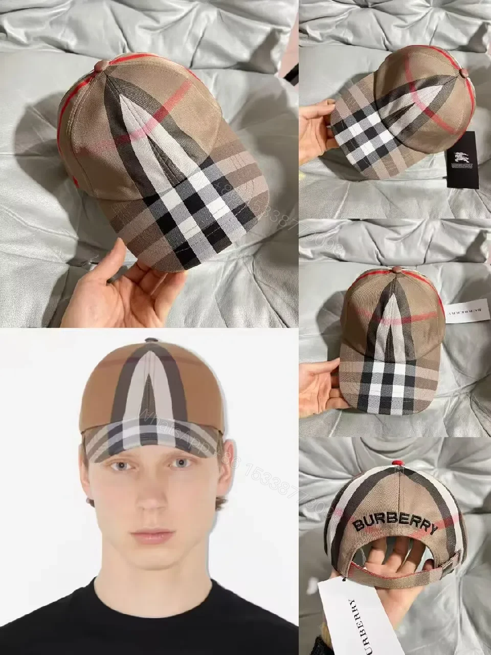 Classic Plaid Baseball Cap - Structured Fit, Premium Comfort — view 1