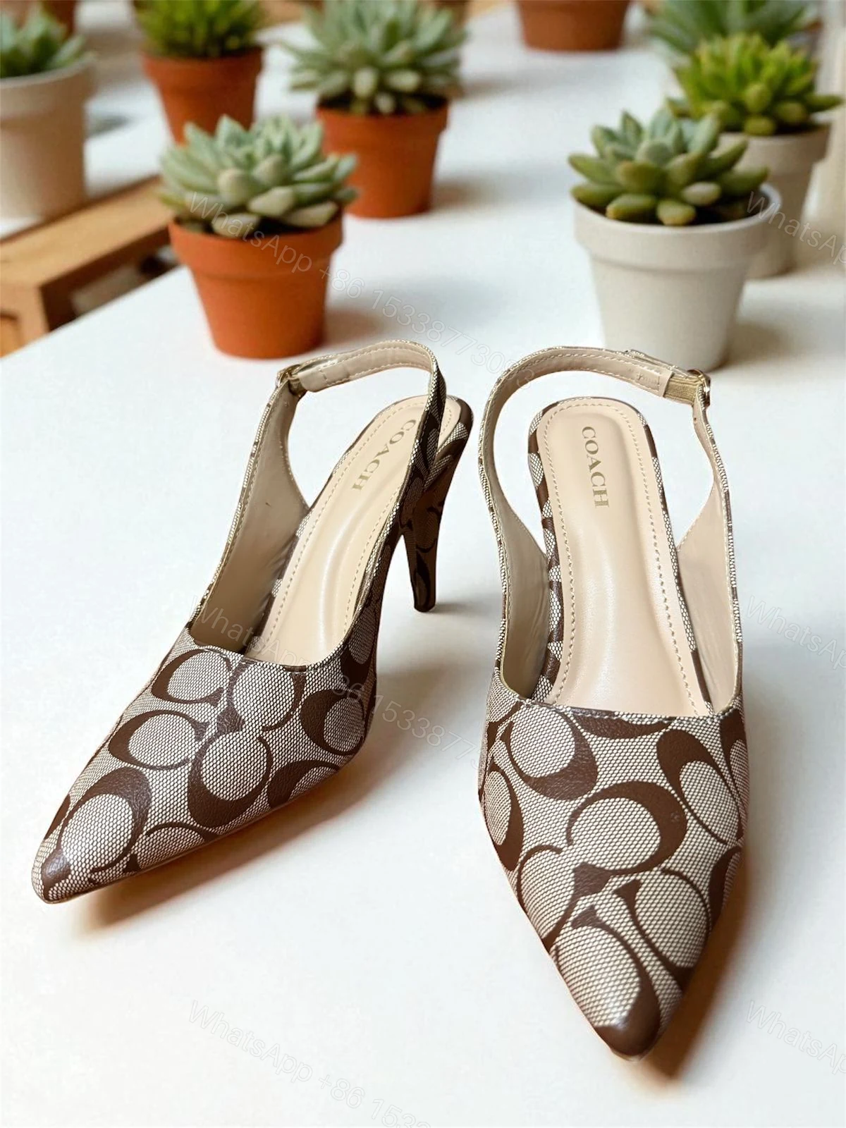 View 2 of FIRST COPY COACH HEELS FOR WOMEN
