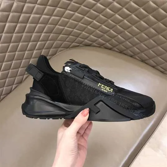 View 2 of FENDI CHUNKY LACE-UP TRAINERS – FD24