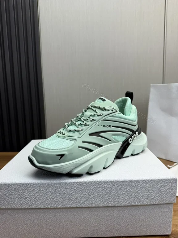 Mint + Leather + Streetwear + Dior branding + Sneaker — view 1