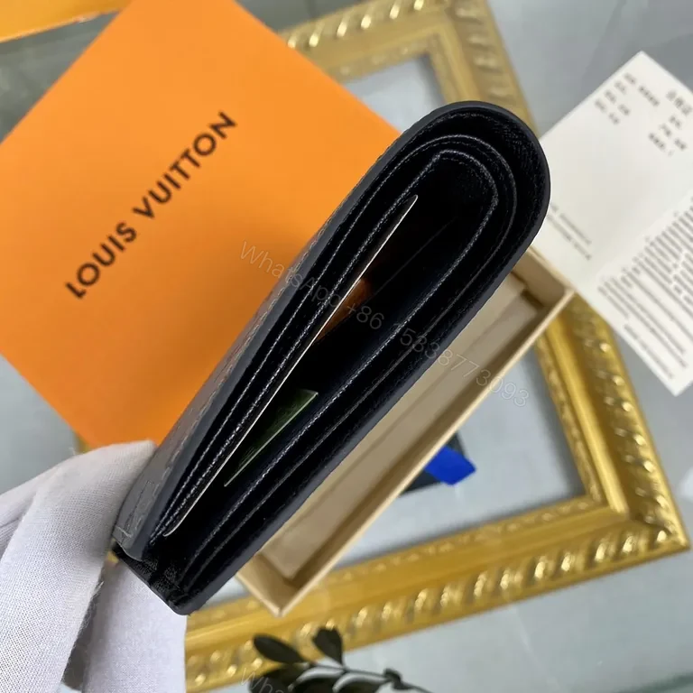 View 6 of Monogram Eclipse: Compact Wallet â€” Luxury, Minimalist, Bi-Fold