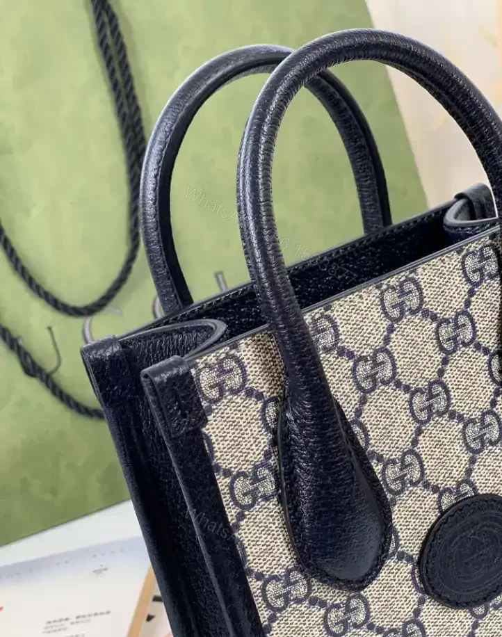 View 8 of MINI TOTE BAG WITH INTERLOCKING G – GBC068