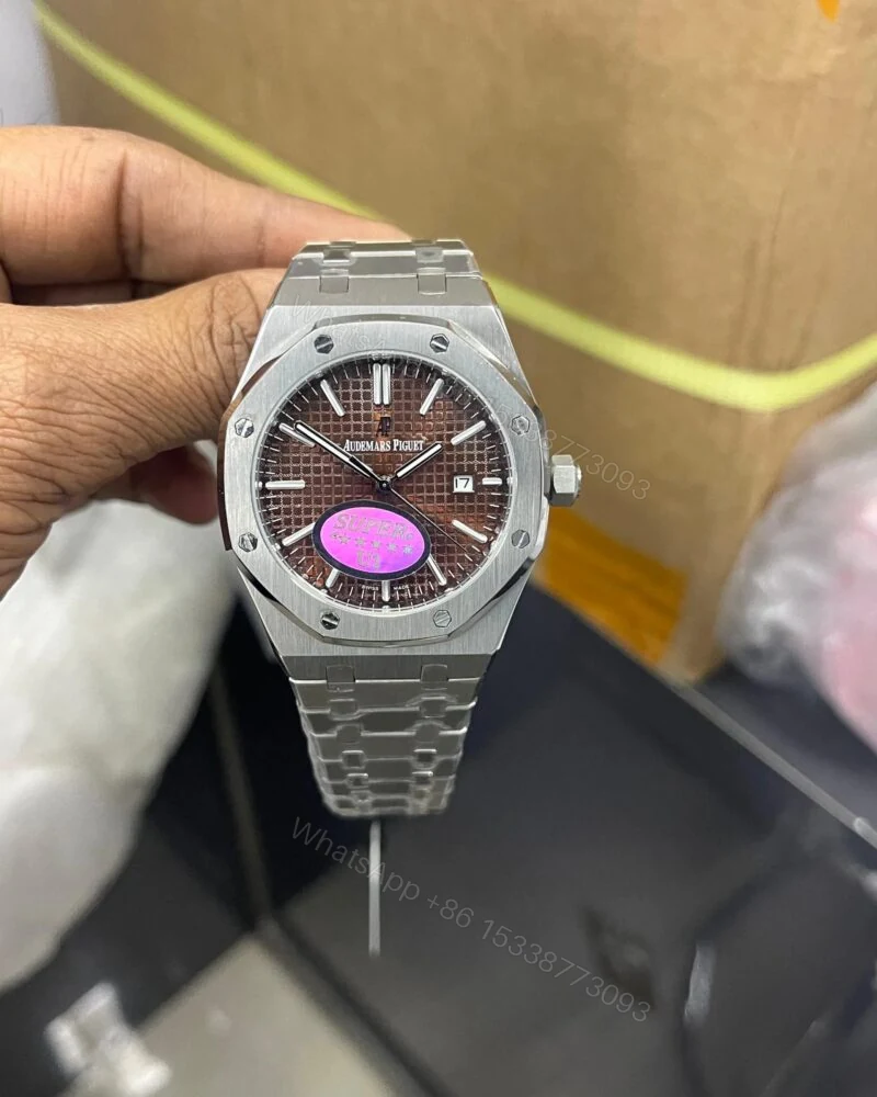 View 2 of Audemars Piguet Royal Oak Jumbo 43mm Silver Dial Automatic