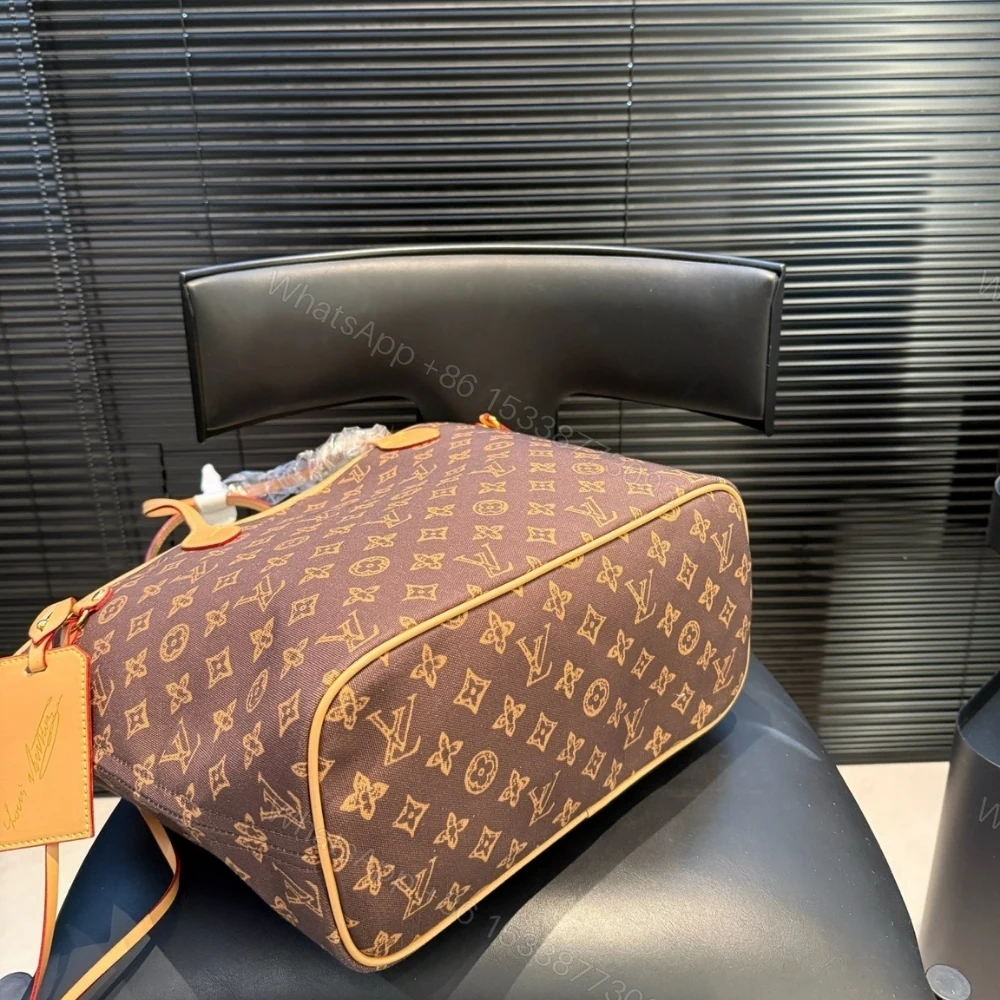 View 7 of Louis Vuitton Neverfull MM Monogram Origine Ebène 31Cm