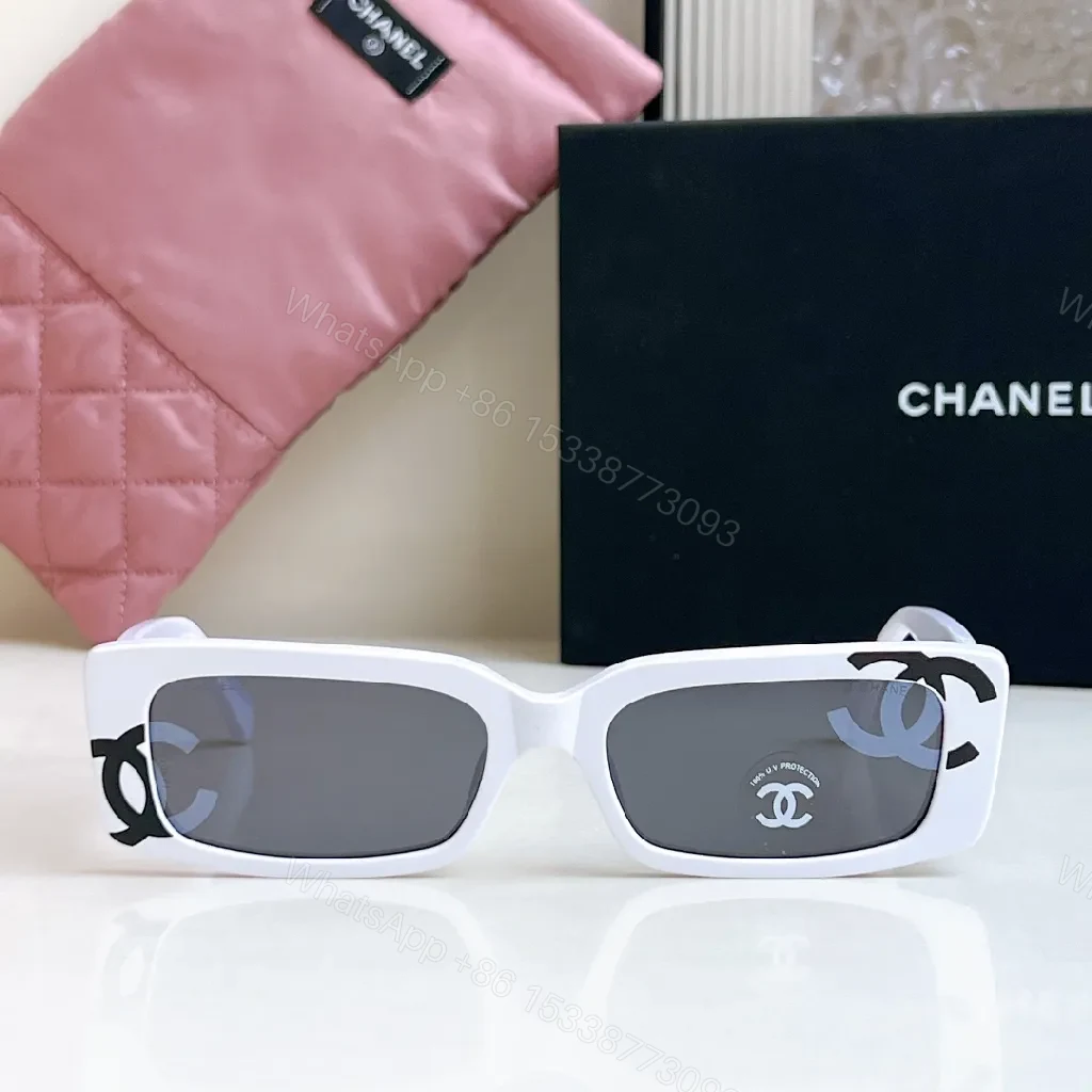 View 4 of White Acetate Square Sunglasses — Bold Luxe, Polarized UV400