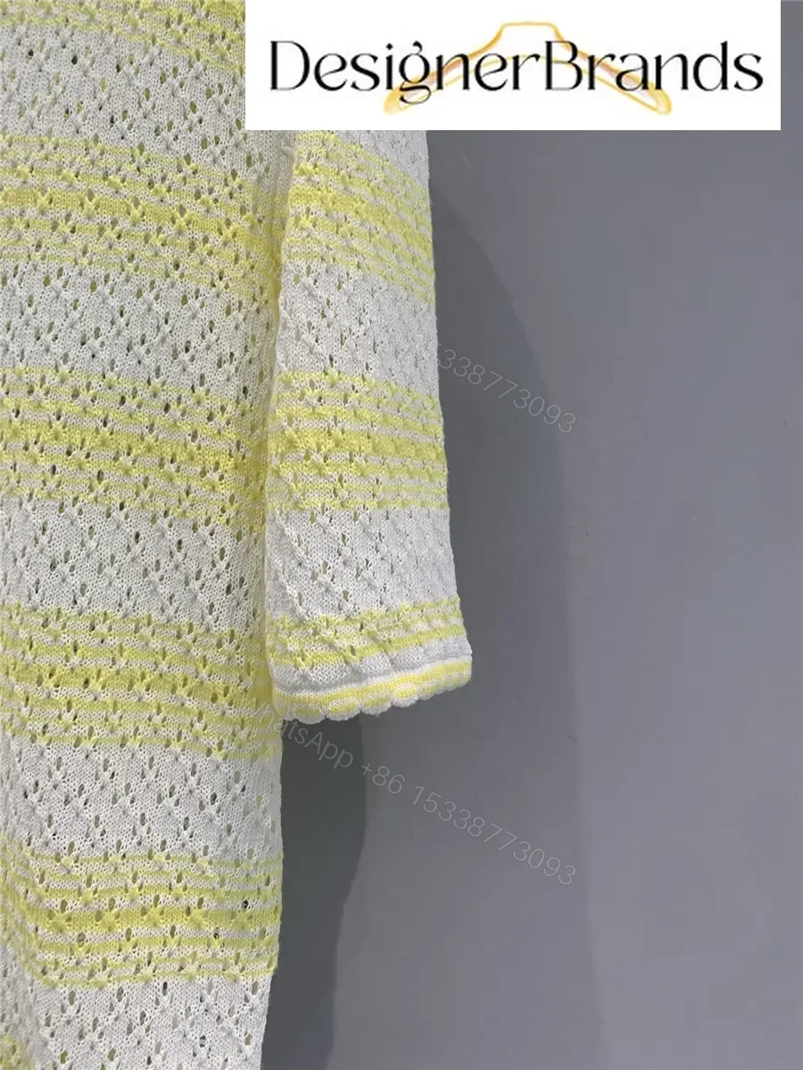 View 5 of LOEWE Paula Ibiza Cotton-Blend Short-Sleeve Knit Sweater