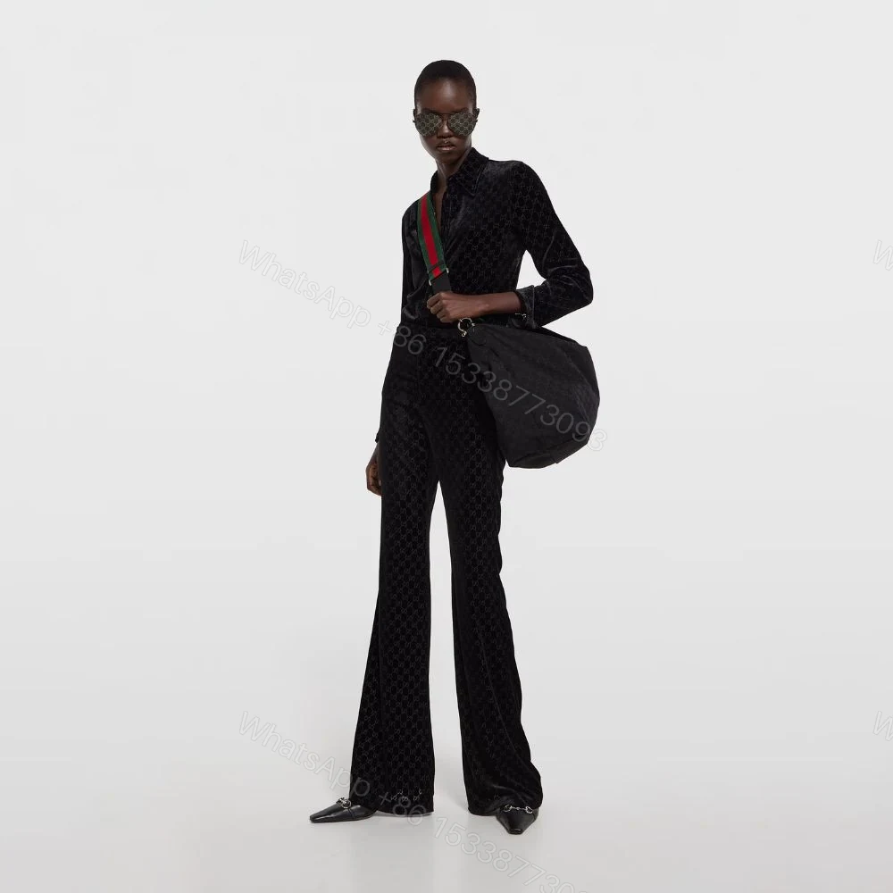 View 9 of Gucci Brera Large Crossbody Bag Black 46Cm